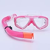 CLEAR VISION: la máscara de buceo y el juego de snorkel para niños están diseñados con lentes separadas, que brindan una visión más amplia y clara y brindan a los niños una experiencia de buceo o snorkel agradable e interesante.