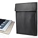 Produktbild wiiuka Echt Leder Tasche Kindle Voyage Ledertasche Schwarz extra Dünn Schutz Cover Hülle