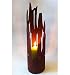 Produktbild Metallmichl Edelrost Rost-Deko Garten-Windlicht Treibholz groß 60 cm - rostiger Kerzenhalter Gartendekoration Stimmungslicht und Schattenspiel