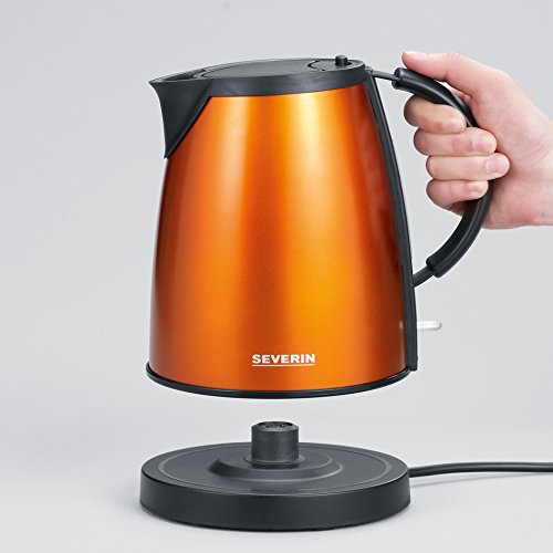 Severin WK 9736 Wassekocher, orange-metallic-schwarz - 3