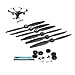 Produktbild DS24 SET für Yuneec Typhoon H 6x Propeller und 6x Quick Release Luftschraubenaufnahmen - im SET 3x A 3x B