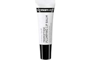 The Inkey List Tripeptide Plumping Lip Balm 10ml, Non Tingling Lip Plumpe, Hydrates Dry Cracked Lips, Fragrance Free, Suitable For All Skin Types