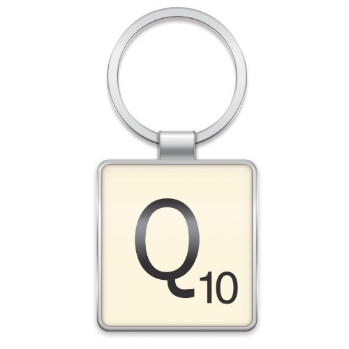 Preisvergleich Produktbild Scrabble Q Keyring Schlusselring
