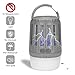 Produktbild Linkax Insektenvernichter Elektrisch UV Lampe Moskito killer Mückenkiller LED Campinglampe Zeltlampe USB Wiederaufladbar und Einziehbarer Haken für Innen und Außen(Grau)