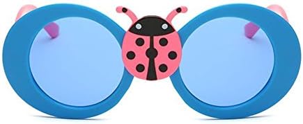 UKCREATIVE Sunglasses Decoration Cute Beatles Decoration Round Polarized Cartoon Kids Baby Boys Girls Polaroid Sunglasses Outdoor Sports Goggles Sunglasses