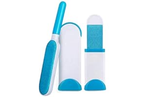 LOOGBH ELGO Cepillo quitapelos Mascotas de Doble Cara y Base autolimpiable, Muebles, alfombras.