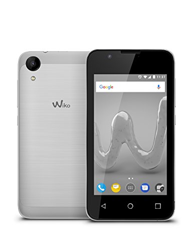 Wiko Sunny 2 10,16 cm (4 Zoll) Smartphone (5MP Kamera, 8 GB internen Speicher, 512 MB RAM, Dual-SIM, Android Marshmallow) silber