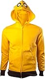  Lockere, bequeme Passform  Adventure Time Jake Kapuzenjacke orange, Yellow, L