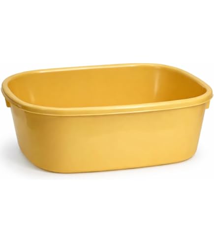 Lavabo Pliable IKEA PEPPRIG 27 Cm - Jaune - Seau Pliable Pour Camping, Voyage, Lingerie