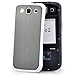 Produktbild Saxonia Samsung Galaxy S3 Hülle Brushed Aluminium Case Slim Back Cover Schutzhülle Schwarz