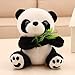 Produktbild WJZCM Plüschtier Süsse Kleine Panda Bär Plüschtiere Kleine Anhänger Spielzeug Panda Puppe Baby Spielzeug Pandas Geschenke für Kinder 25Cm
