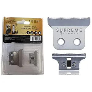SUPREME TRIMMER Professional (52100M) Adjustable BLADE Set FOR ST5210, ST5200 (SILVER) Replacement