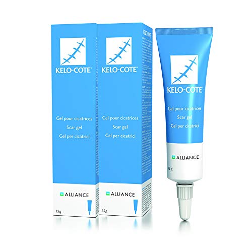 Sinclair Gel para Cicatrices Kelo-Cote Para Estiramientos Faciales y Corporales, Quirúrgicos y Quemaduras con Toallitas Boxiti, 15 g (paquete de 2)