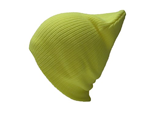 MB Caps Gorro de Punto para Hombre One Size Up to 60 cm Amarillo - Amarillo