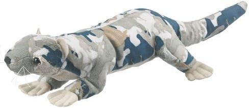Wildlife Artists Camo Wild Zoo River Otter in a Unique Animal Camo Zoo Plush Stuffed Animal