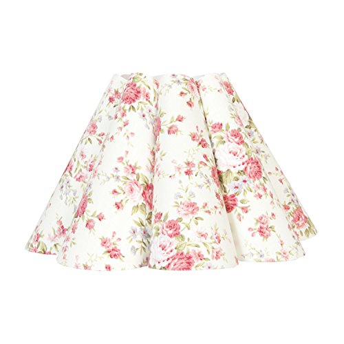 Clayre & Eef 6LAK0248 Lampenschirm geblümt ca. Ø 25 x 14 cm / E27