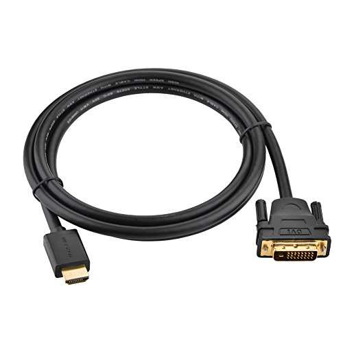 HDMI DVI adapter UGREEN DVI 24+1 Adapter HDMI mit 1080P, High Speed DVI auf HDMI Konverter unterstützt 3D , Full HD vergoldete Kontakte, 1m - 7