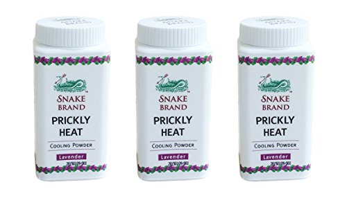 Serpiente marca lavanda Prickly Heat refrigeración polvo 50 g Tamaño de viaje