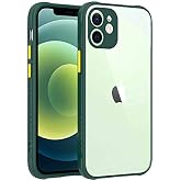 Zore Apple ile uyumlu iPhone 12 Kılıf ​​Kaff Kapak Koyu Yeşil