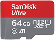 SanDisk Ultra microSD UHS-I Card 64GB, 120MB/s R