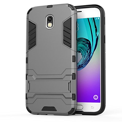 Samsung Galaxy J7 2017 Funda SMTR Ultra Silm H brida Rugged Armor Case Choque Absorci n Protecci n Dual Layer Bumper Carcasa con pata de Cabra para Samsung Galaxy J7 2017 gris Samsung Galaxy J7 2017 Funda SMTR Ultra Silm H brida Rugged Armor Case Choque Absorci n Protecci n Dual Layer Bumper Carcasa con pata de Cabra para Samsung Galaxy J7 2017 gris