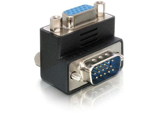 DELOCK Adapter VGA-Stecker/Buchse gewinkelt