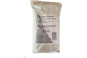 KNAUS GMBH Roggenmehl Tyoe 1150 Roggenmehl in Bäckerqualität (5 kg)