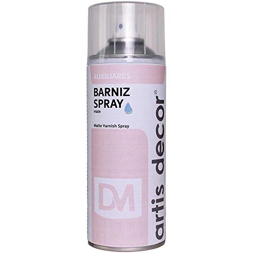 BARNIZ MATE SPRAY ARTIS DECOR 400ML (MADERA, CRISTAL, PAPEL, CERÁMICA, METAL)