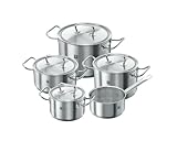 camping topfset edelstahl test Spülmaschinengeeignet Zwilling 40901-001-0 Twin Classic Kochgeschirrset, induktionsgeeignet, 5-teilig