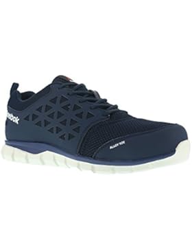 Reebok WORK ib1030S1P 43Excel Licht Aluminium Fuß Athletic PR Arbeit Schuh, 43, Marineblau/Weiß