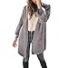 Produktbild Damen Strickjacke Winter Herbst War Gestrickt Poncho Langarm Warm Elegant Locker Oversive Kimono Cardigan Mantel Strickwaren von Innerternet