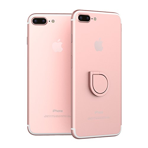 KronyaÂ® | 360Â° drehbarer Ringhalter | Smartphone Halter + StÃ¤nder | Auto Finger-Halter Finger-Halterung Fitness Halterung Hand Handy Ring Sport Tablet Apple iPhone iPad 7 Samsung Galaxy S8 (RosÃ©gold)