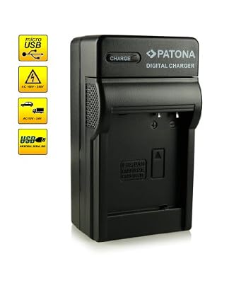 Patona® 4in1 Chargeur DMW-BLG10 DMW-BLG10E pour Panasonic Lumix DMC-GF6 | Lumix DMC-GX7 et bien plus encore…