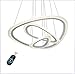 Produktbild HONGHUIYU Neuartige Kronleuchter Raumbeleuchtung - Verstellbar, Abblendbar, 110-120V / 220-240V, Wärm Weiß/Weiß/Dimmbar mit Fernbedienung, LED-Lichtquelle enthalten