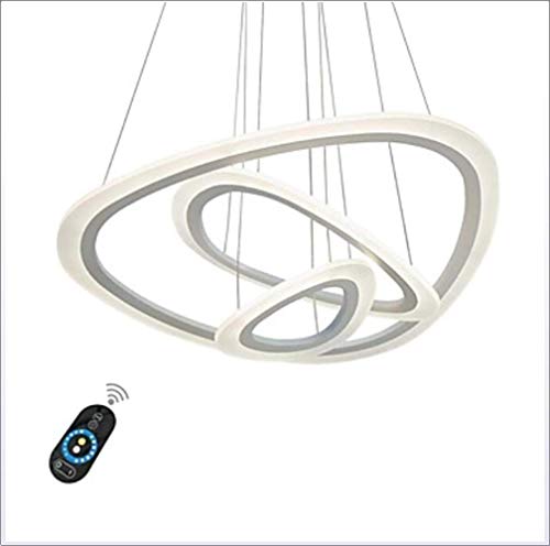 Preisvergleich Produktbild HONGHUIYU Neuartige Kronleuchter Raumbeleuchtung - Verstellbar, Abblendbar, 110-120V / 220-240V, Wärm Weiß / Weiß / Dimmbar mit Fernbedienung, LED-Lichtquelle enthalten