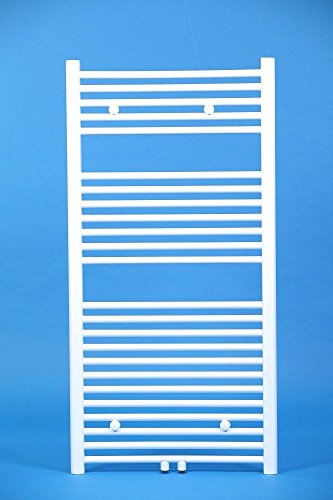Preisvergleich Produktbild BADHEIZKÖRPER 600x1200 mm WEISS GERADE MITTELANSCHLUSS HANDTUCHTROCKNER DESIGNBADHEIZKÖRPER