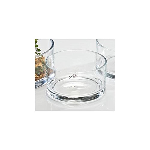 Glasschale, Dekoschale AUTOMATIC rund klar H. 7,5cm Ø 13,5cm Sandra Rich