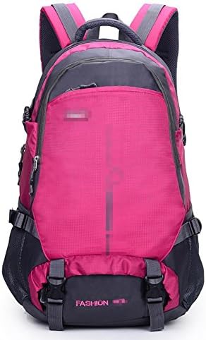 32L Men And Women Climbing Outdoor Backpack Travel Backpack, rose red