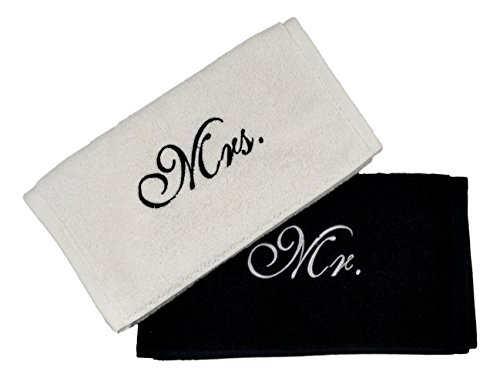 Mud Pie Asciugamano Matrimonio – Cotone Con Macchina D’Epoca Rosa E Palloncini, 66x41 Cm, Mr & Mrs