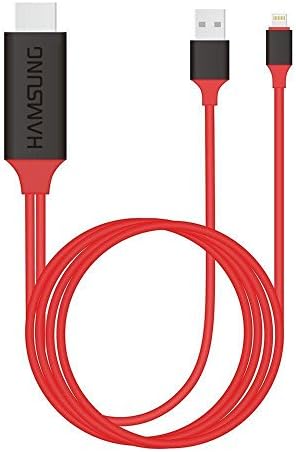 Hdmi Lightning Cable, HAMSUNG Lightning to Hdmi Adaptor for iPhone,iPad,iPod Models
