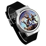 Sehen Sie die kreative kreative Studentenuhr des wettbewerbsfähigen Schießenspiels leuchtende Note LED an