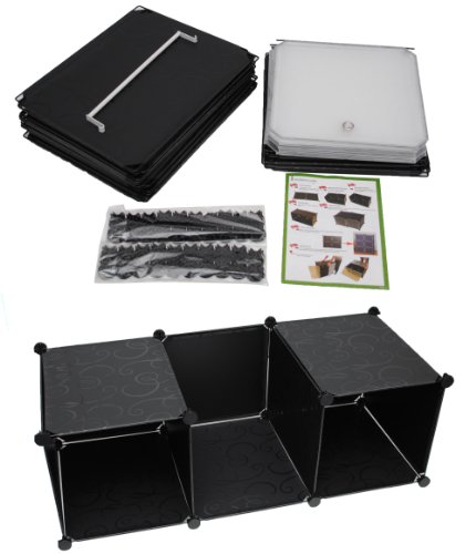 ts-ideen-Armoire--vtements-Meuble-de-rangement-Entre-chambre-salle-de-bains-Noirblanc-transparent