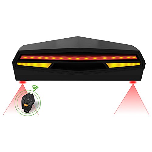 Beatease Drahtlose Wasserdichte Fahrrad Rückbeleuchtung mit Fernbedienung Fahrrad Rücklicht - 3