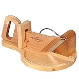 Trancheuse a saucisson Durandal I Trancheuse saucisson manuelle pour saucisses et saucisses I Coupe saucisson guillotine I Guillotine à saucisson