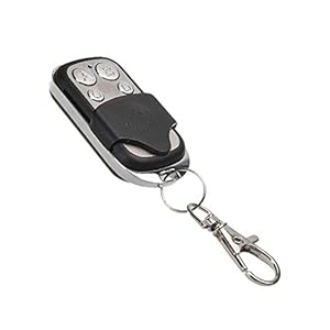 Zerama Control Remoto inalámbrico de 4 Canales de RF 433 MHz Puerta