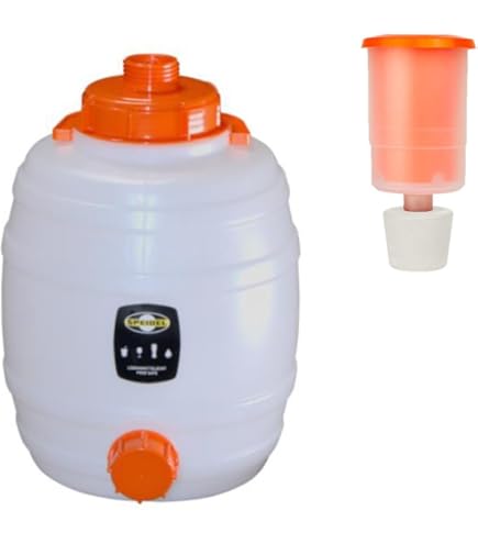 Speidel Mostfass 60 Liter Oval Mit Auslaufhahn - Gärfass Für Wein, Cider, Säfte