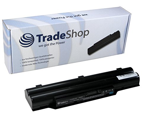 TradeShop Akku 4400mAh 10,8V/11,1V für Fujitsu-Siemens Lifebook A532 AH532 A532/GFX ersetzt CP567717-01, FMVNBP213, FPCBP331, FPCBP347AP