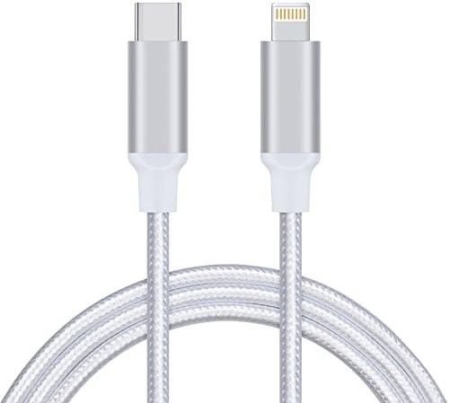 USB-C to Lightning Cable, TWJD 3.3ft iPhone Charger and Data USB Type-C Lightning Cable for iphone x iphone 8 plus iphone 7 plus iPad Apple New MacBook, Chromebook Pixel,HP Pavilion and More (White2)