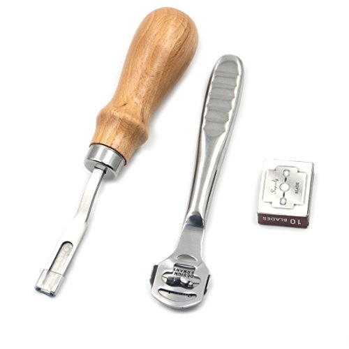 AngelaKerry 20 Stück x Leder-Handgeräte Grundlegende Werkzeug für Anfänger mit Druckknöpfe / Popper Presse Hengst Nähen. - 5