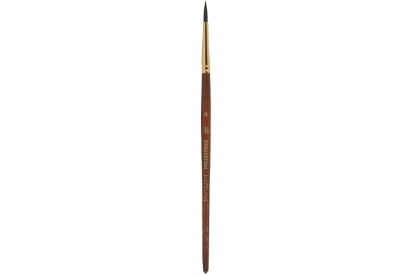 Princeton Pinceau d'artiste Neptune pour aquarelle série 4750 écureuil synthétique rond Taille 4
